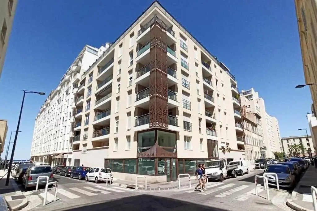 Catalans-Air-Conditioned, Balcony 2 Min Walk Catalans Beach Marseille Appartement